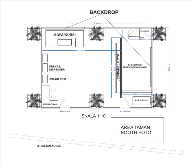 Layout Plan for Health and Relaxation Area | PDF