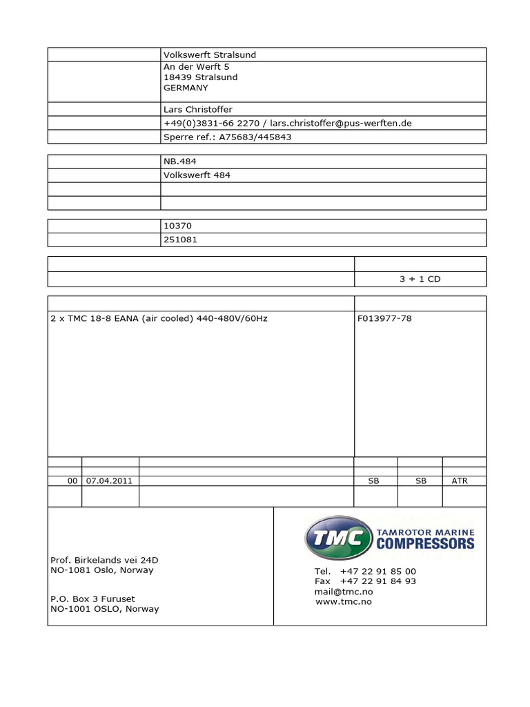 TMC 18-8 EANA User Manual | PDF | Mechanical Engineering | Applied And ...