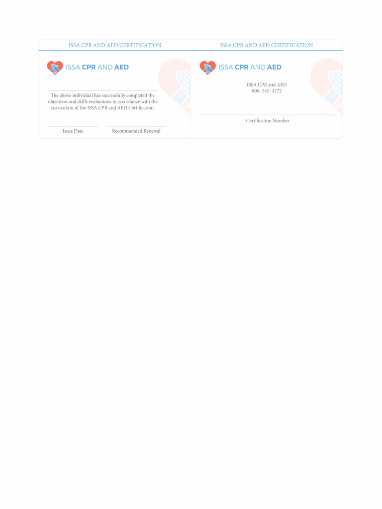 CPR Card - CFM | PDF