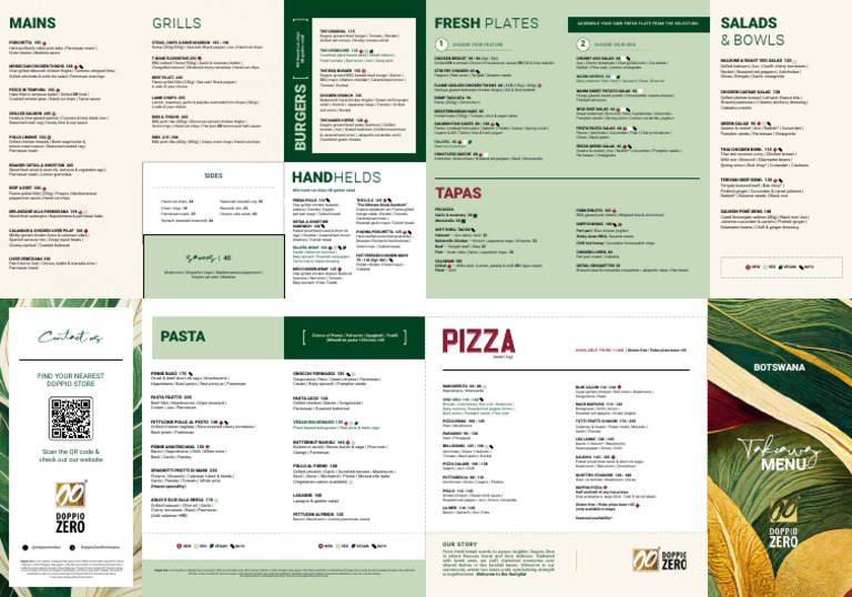 Gourmet Burgers and Mains Menu | PDF | Hamburgers | Salad