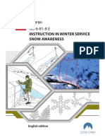 UD 6-81-8 (E) Instruction in Winter Service-Snow Awareness