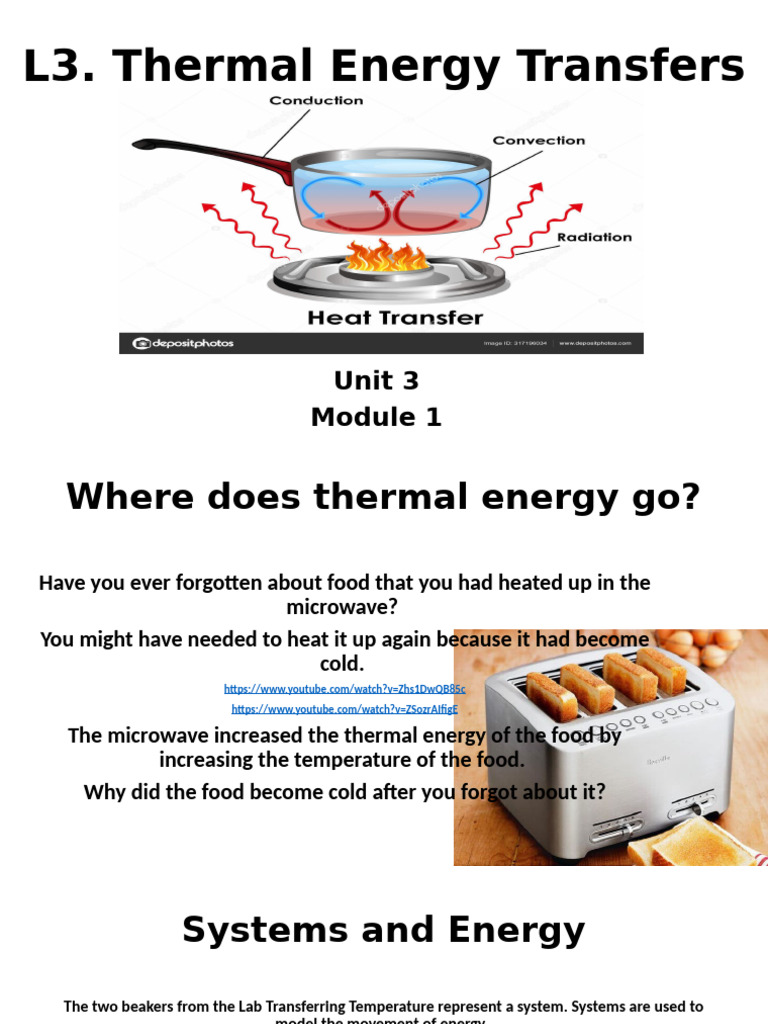 Thermal Energy Transfer Methods | PDF | Heat | Thermal Conduction