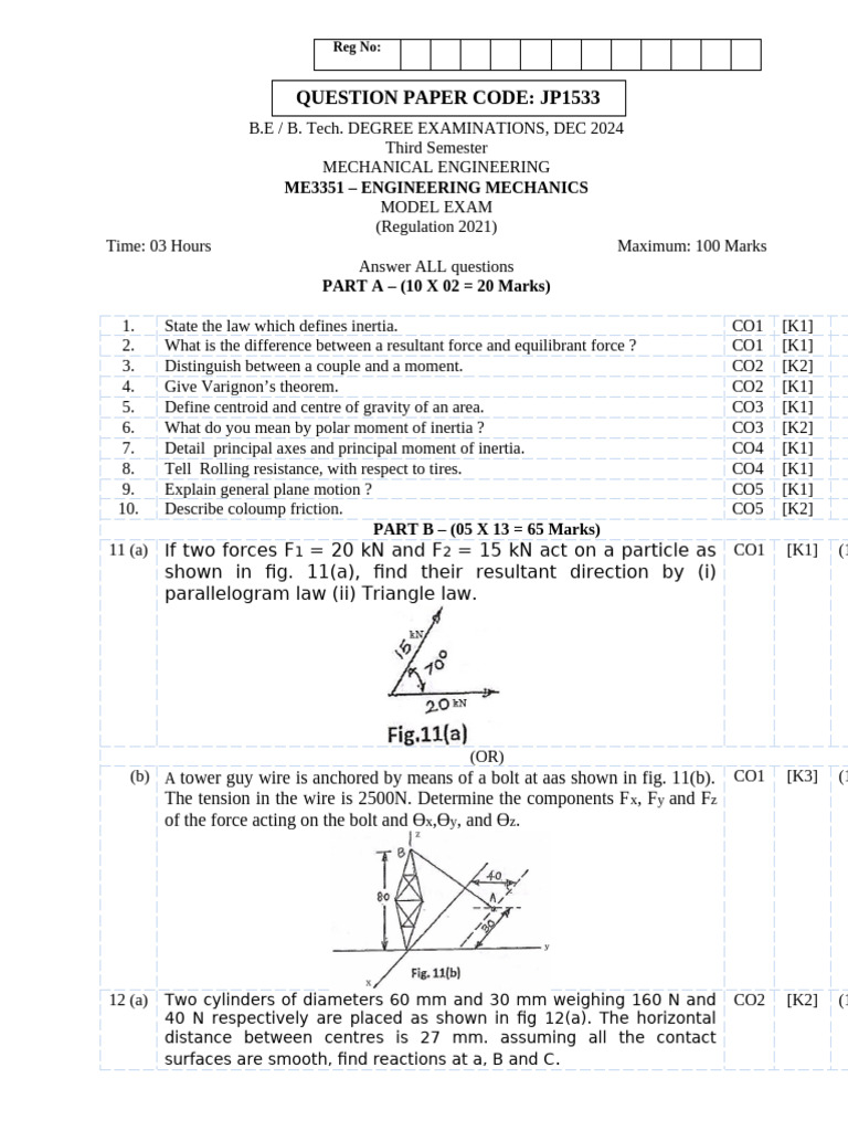 mechanics 2 | PDF | Force | Friction
