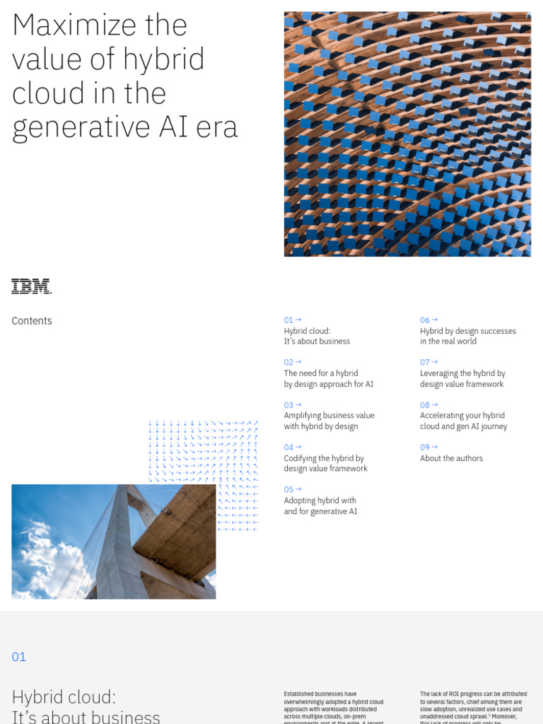 Maximize The Value of Hybrid Cloud in The Generative Ai Era | PDF ...
