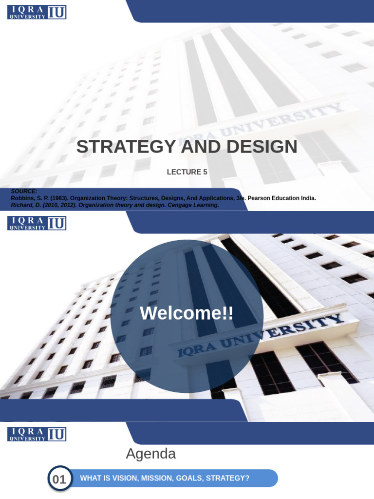 Lecture 6 Strategy and Design | PDF | Strategic Management | Goal