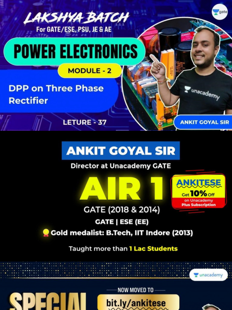 Lecture 37 DPP On Three Phase Rectifier Min | PDF