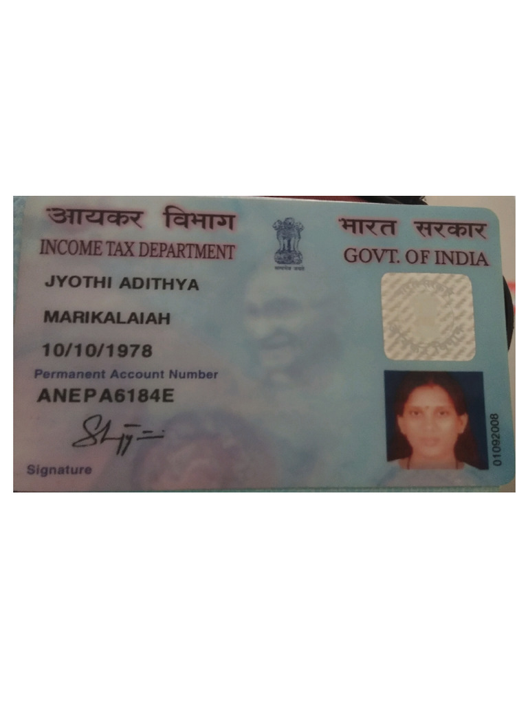 Pan Card | PDF