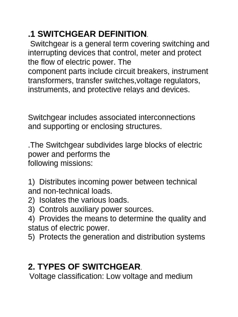 switch-gears-pdf-equipment-electrical-engineering