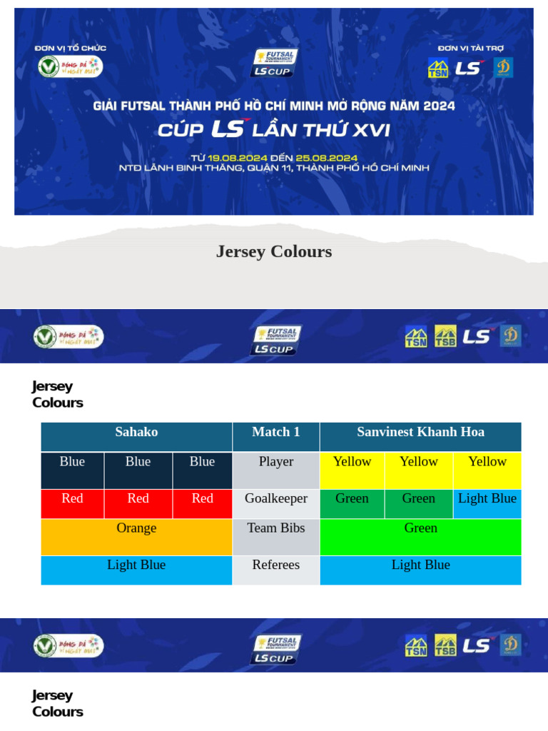 Jersey Colour | PDF | Blue | Green