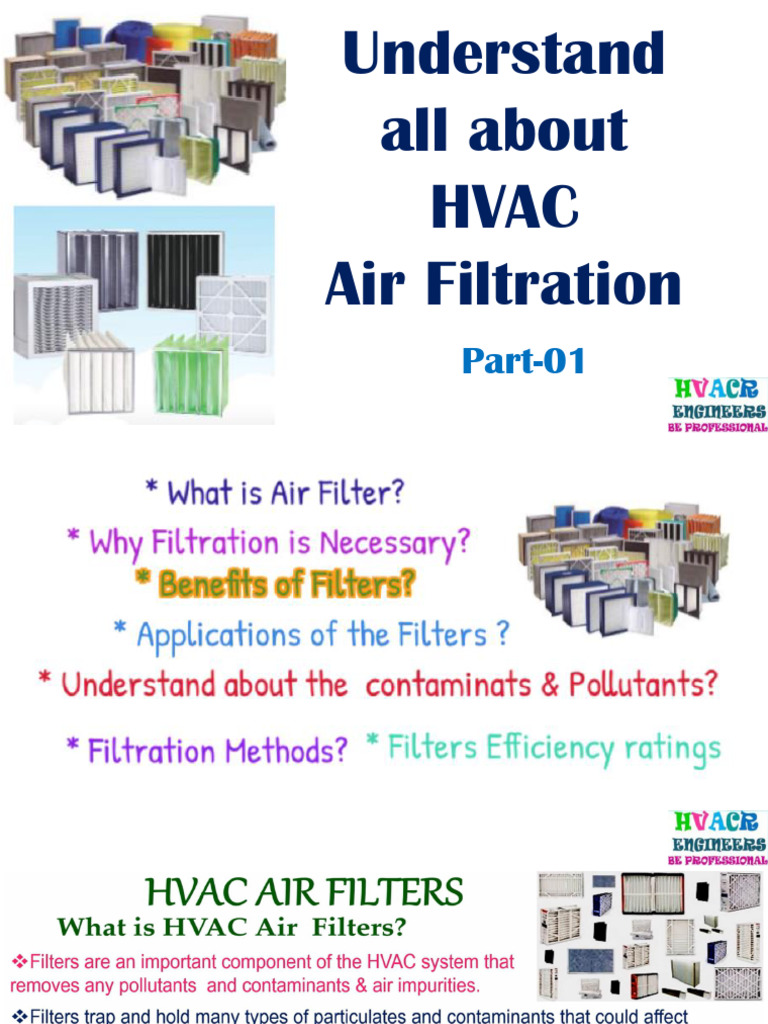Understand about HVAC Air filtration | PDF