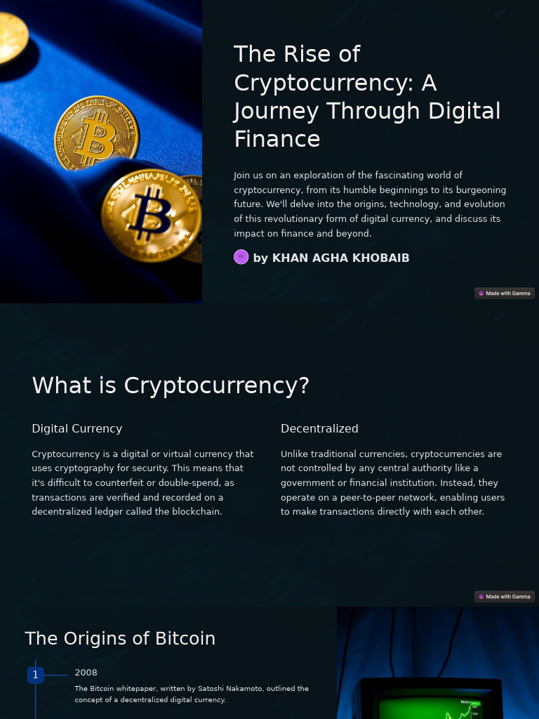 The Rise of Cryptocurrency A Journey Through Digital Finance | PDF ...