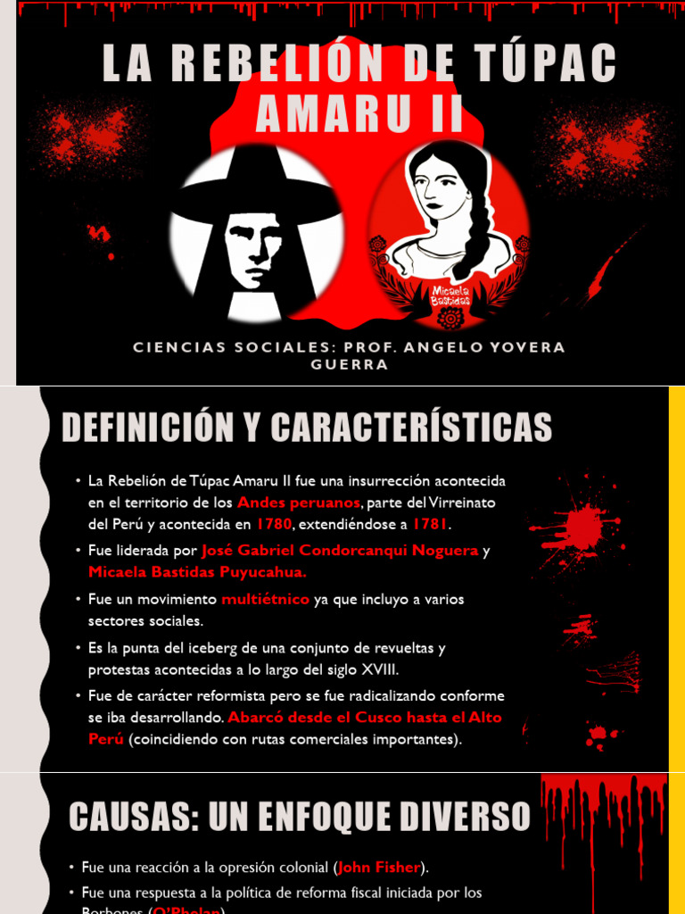 IV. LA REBELIÓN DE TÚPAC AMARU II PDF América del Sur Imperio español