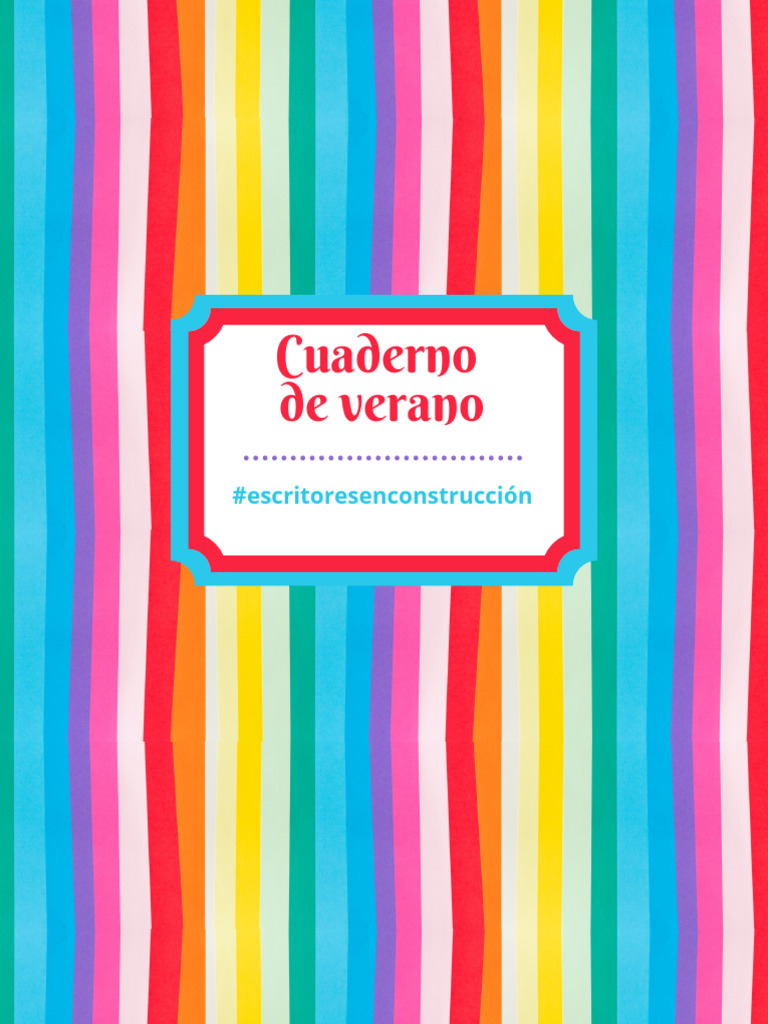Cuaderno de Verano para Escritores | PDF | sal | Vida