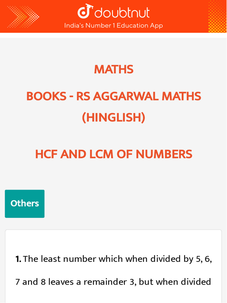 Books Doubtnut Question Bank | PDF