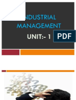 Industrial Management (Unit 1)
