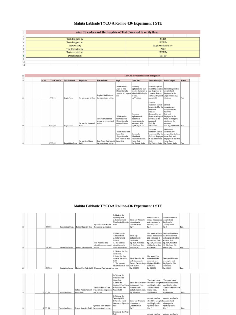 Exp 1 Ste | PDF