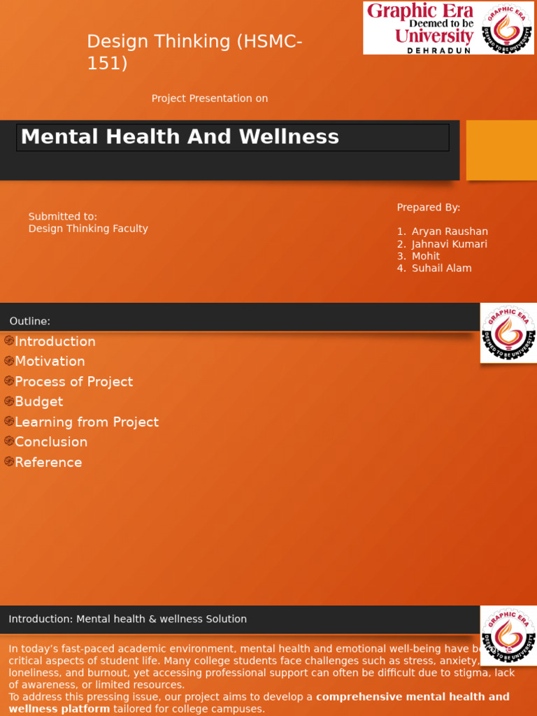 College Mental Health Platform Project | PDF | Document Object Model ...