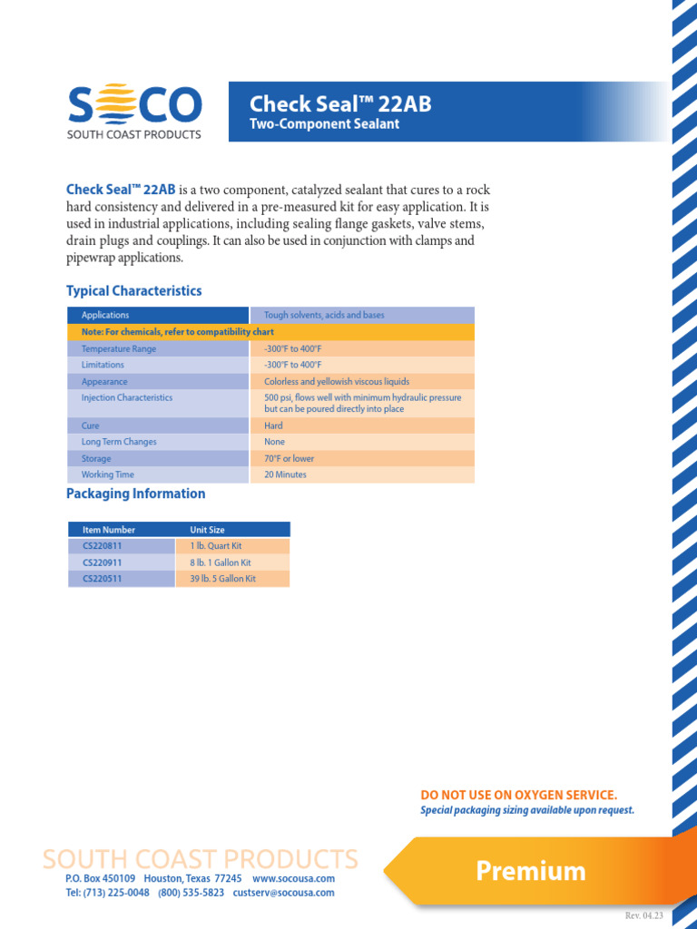 Check Seal 22AB | PDF