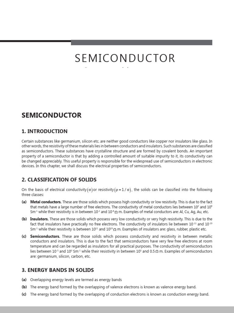 chapter 14 ( 12th Physics) | PDF | P–N Junction | Semiconductors