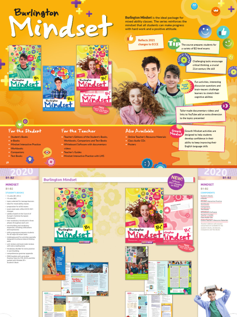 Burlington Mindset B1-B2 Overview | PDF | Mindset | Reading Comprehension