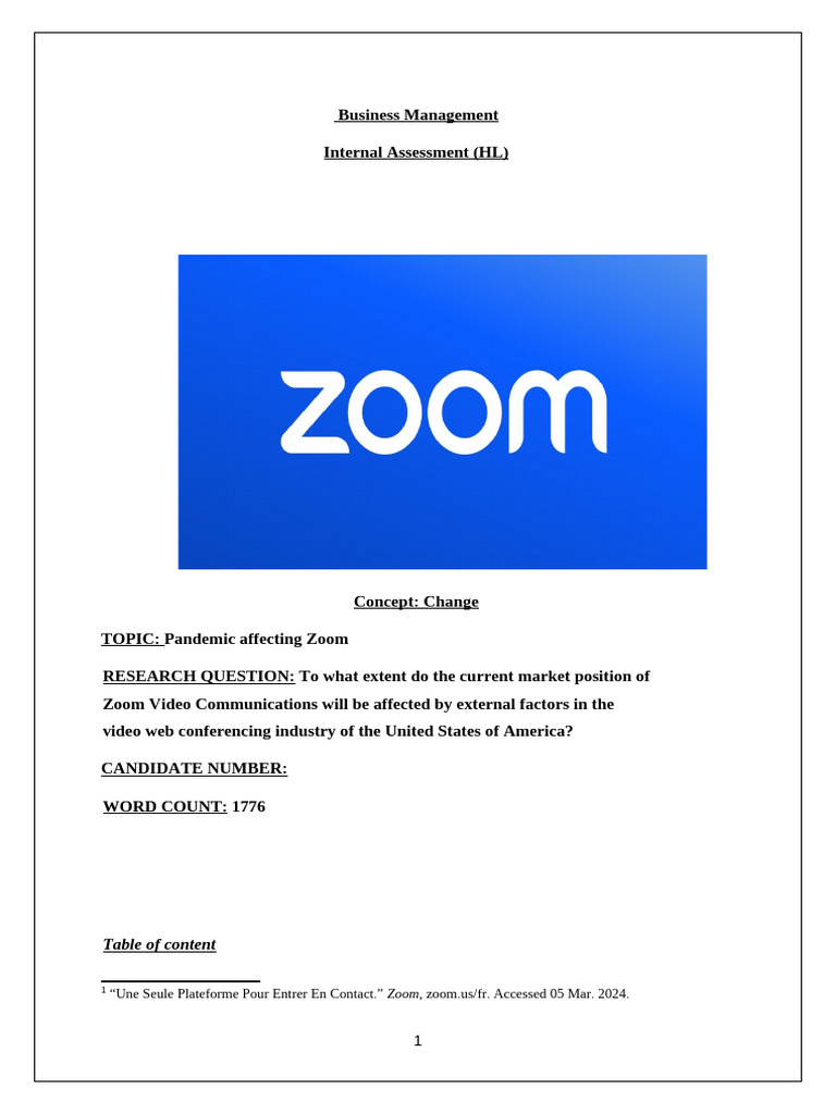 Bmia Houssine Final Draft | PDF | Revenue | Swot Analysis