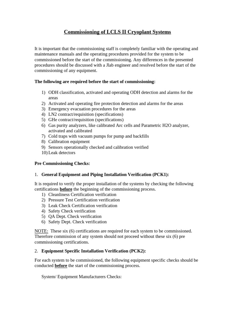 Vacuum Systems Commissioning Guide | PDF | Valve | Vacuum