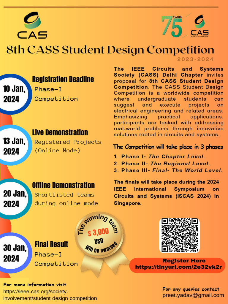 CASS Student Design Competition 2024 | PDF | Engineering