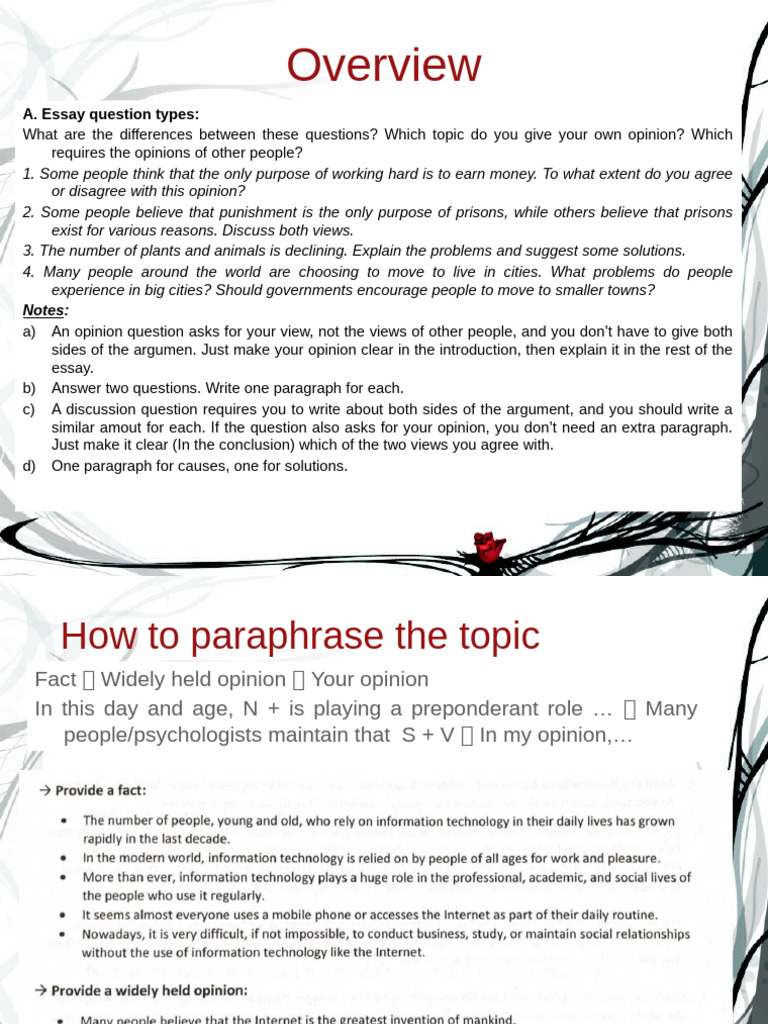 Understanding Essay Question Types | PDF | Argument | Opinion