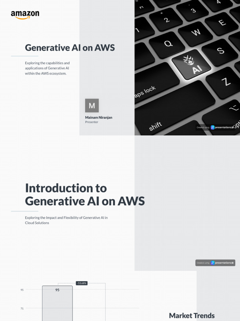 Generative AI On AWS Presentation | PDF