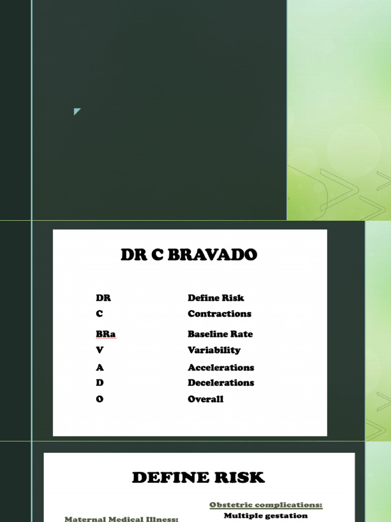 CTG Interpretation for Obstetricians | PDF | Human Reproduction ...