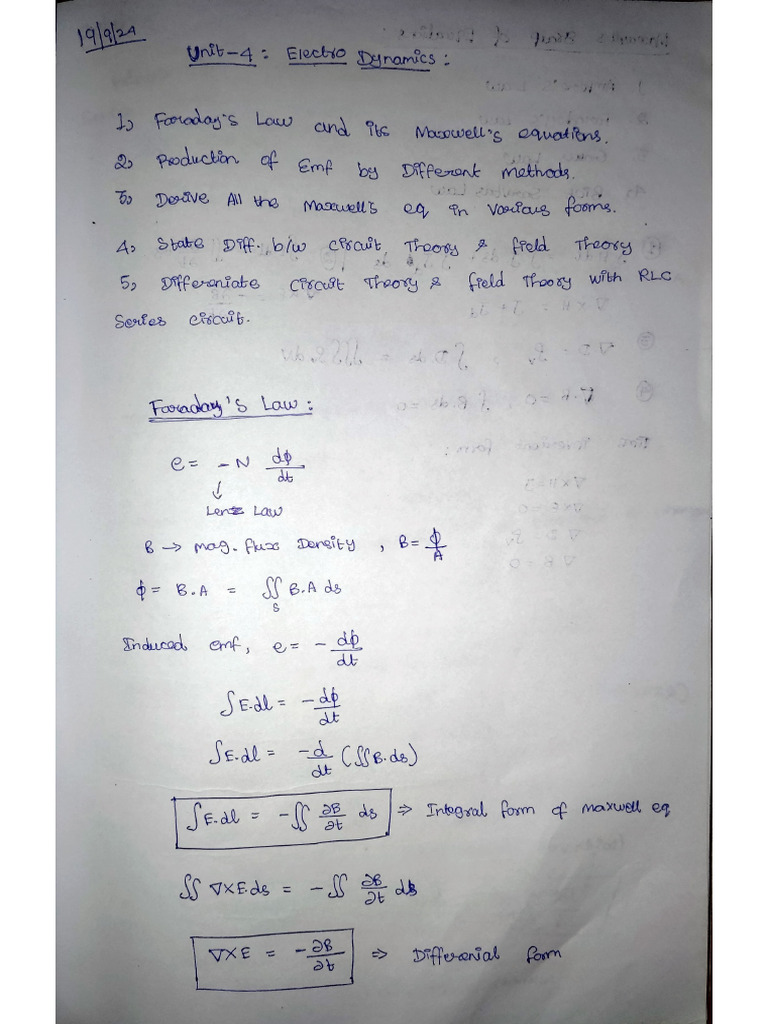 Emt Notes Unit 4 | PDF