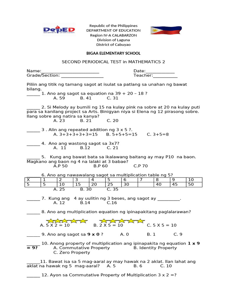 Mathematics 2 - Q2 | PDF