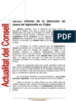 Nota Prensa Cosell Legionella - en - Calp