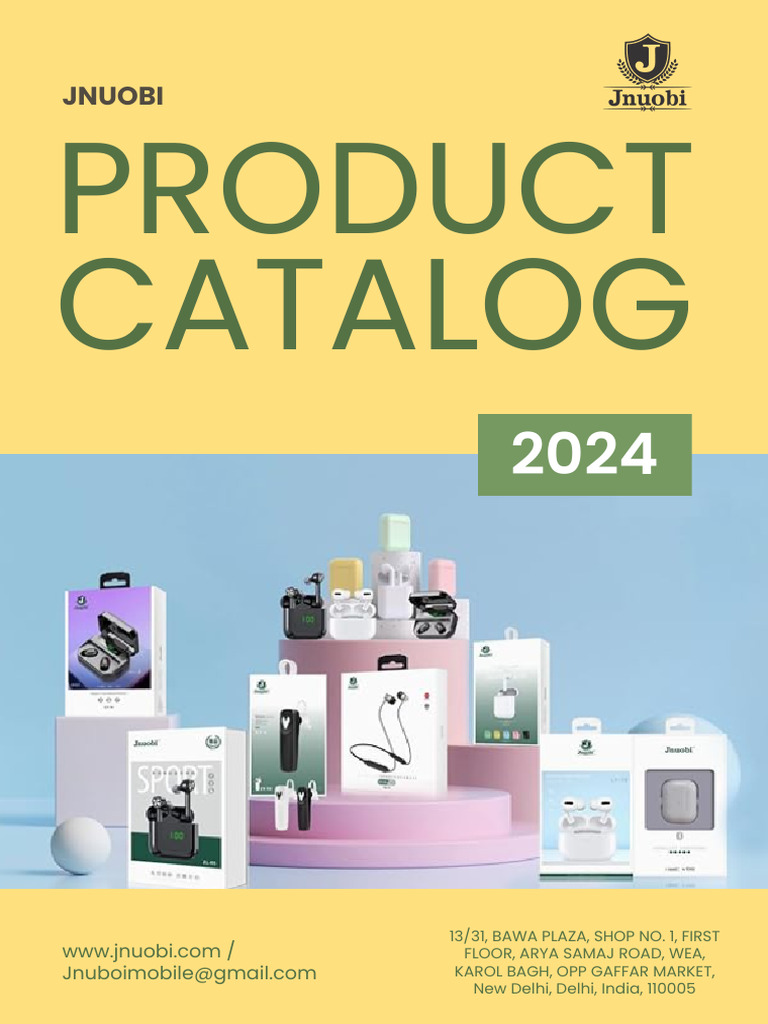 JNUOBI Product Catalog Overview | PDF | Battery Charger | Usb