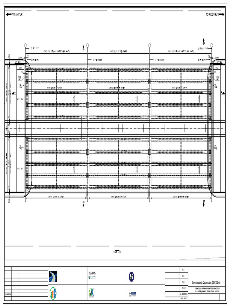 Gad Flyover at CH 260+726 (3x30.0) (Substructure) | PDF | Government Of ...