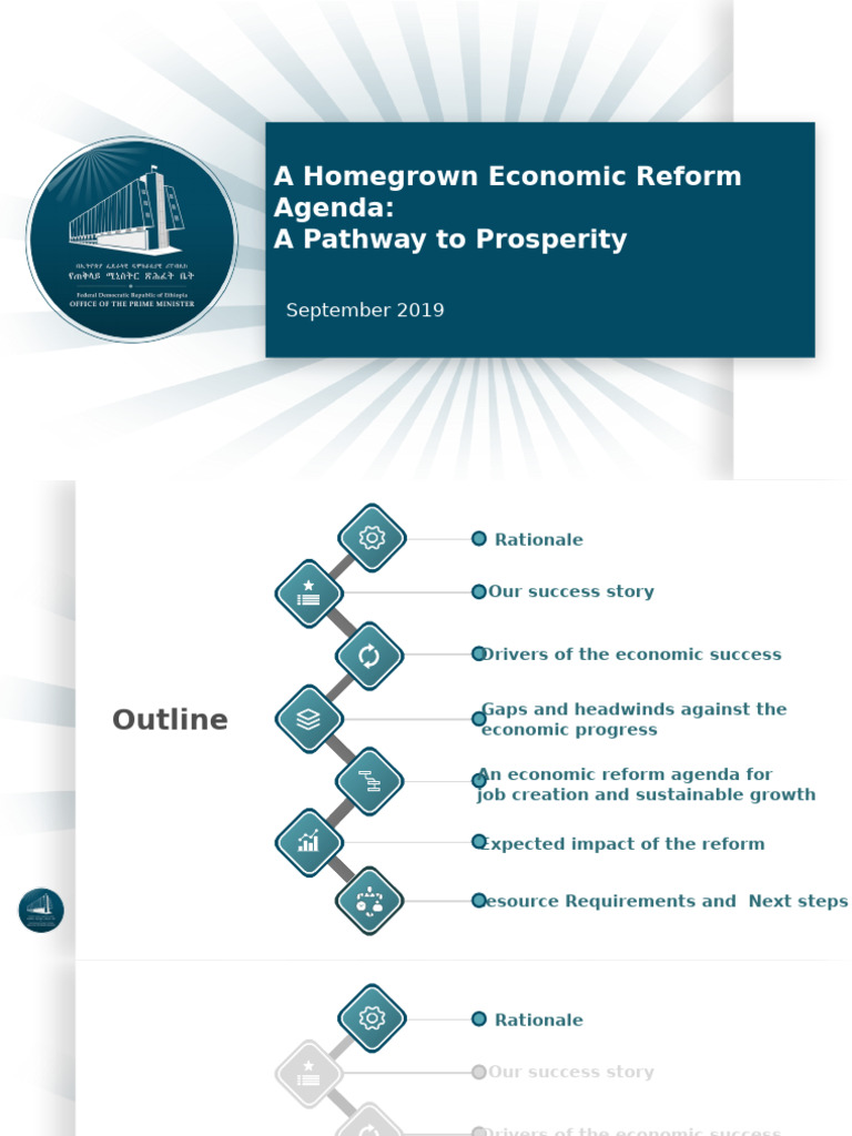 Ethiopia's Homegrown Economic Reform | PDF | Economic Growth ...