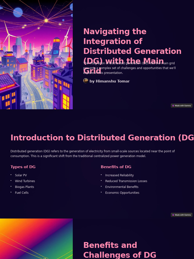 Integrating Distributed Generation with the Grid | PDF | Electrical ...