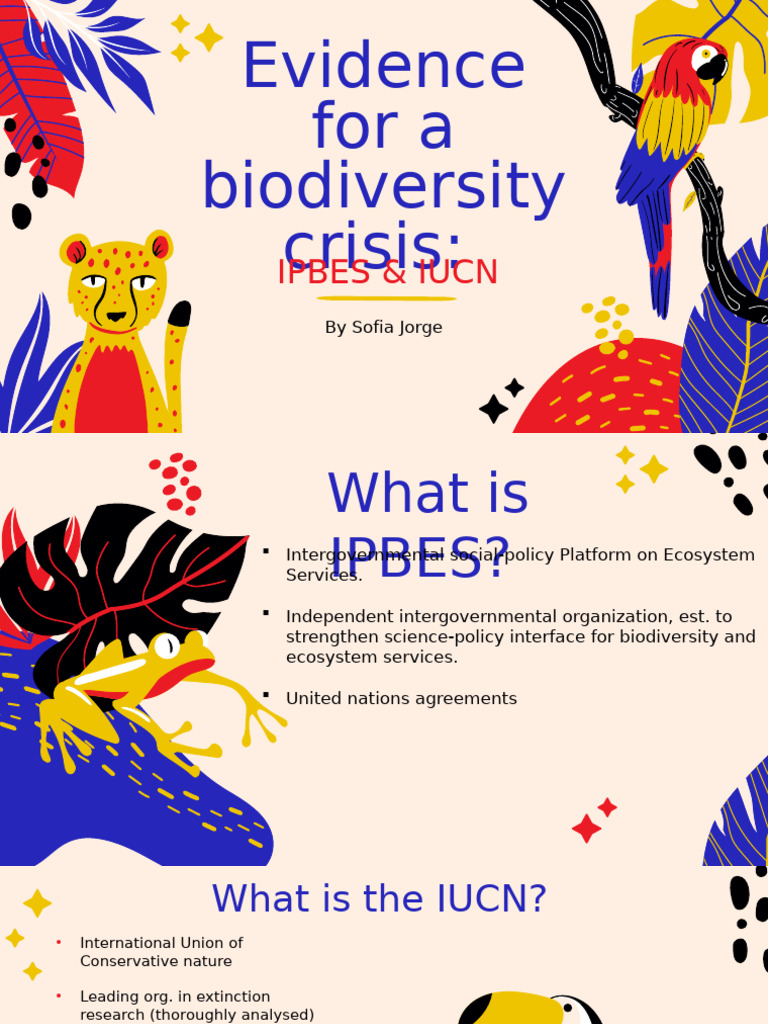 Evidence of Biodiversity Crisis | PDF