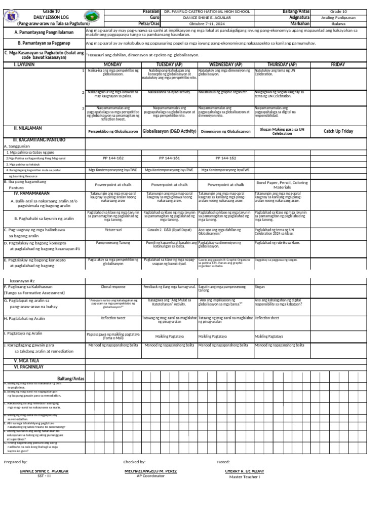DLL Ap10 Week 2 | PDF