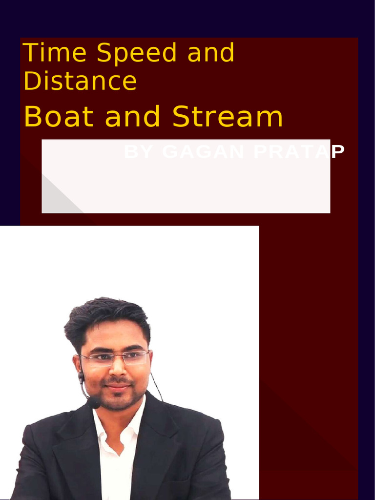 Time Speed and Distance & Boat and Stream by Gagan Pratap | PDF | Speed ...