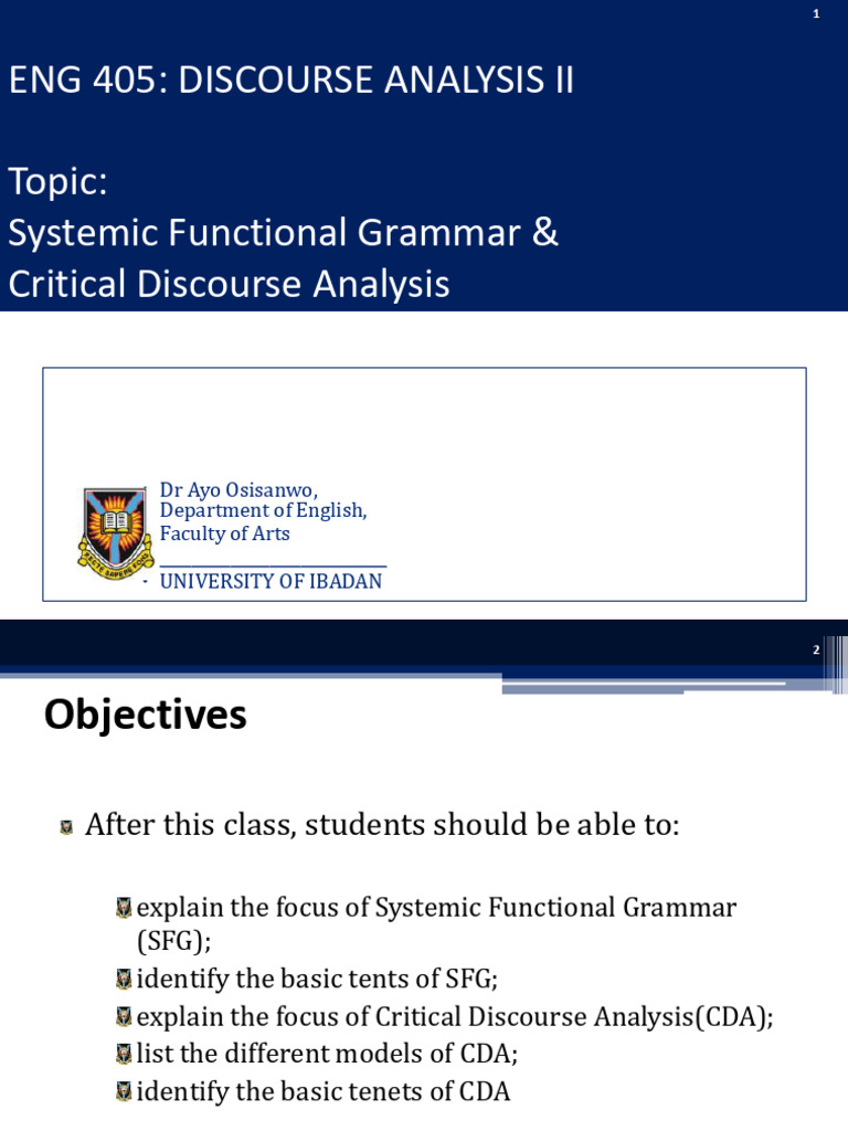 Systemic Functional Grammar Overview | PDF | Philosophical Methodology ...