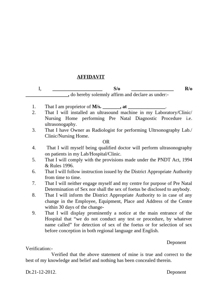 Affidavit-For-Owner-Proprietorship | PDF