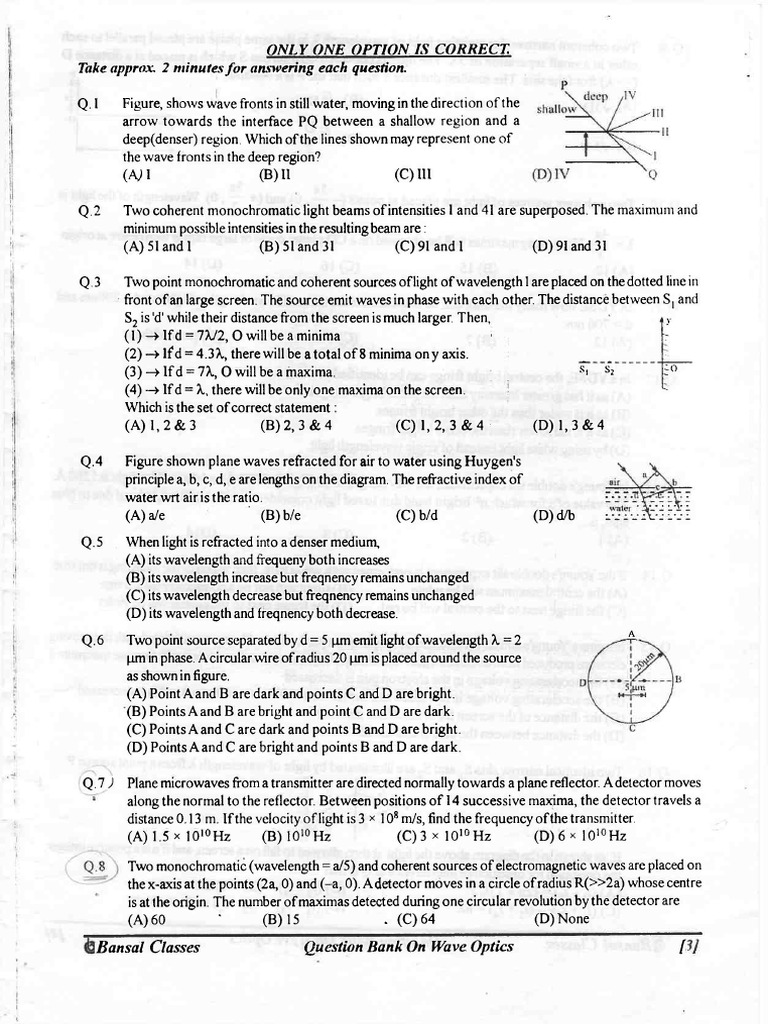 Bansal CLasses Physics Study Material For IIT JEE 512 521 | PDF ...