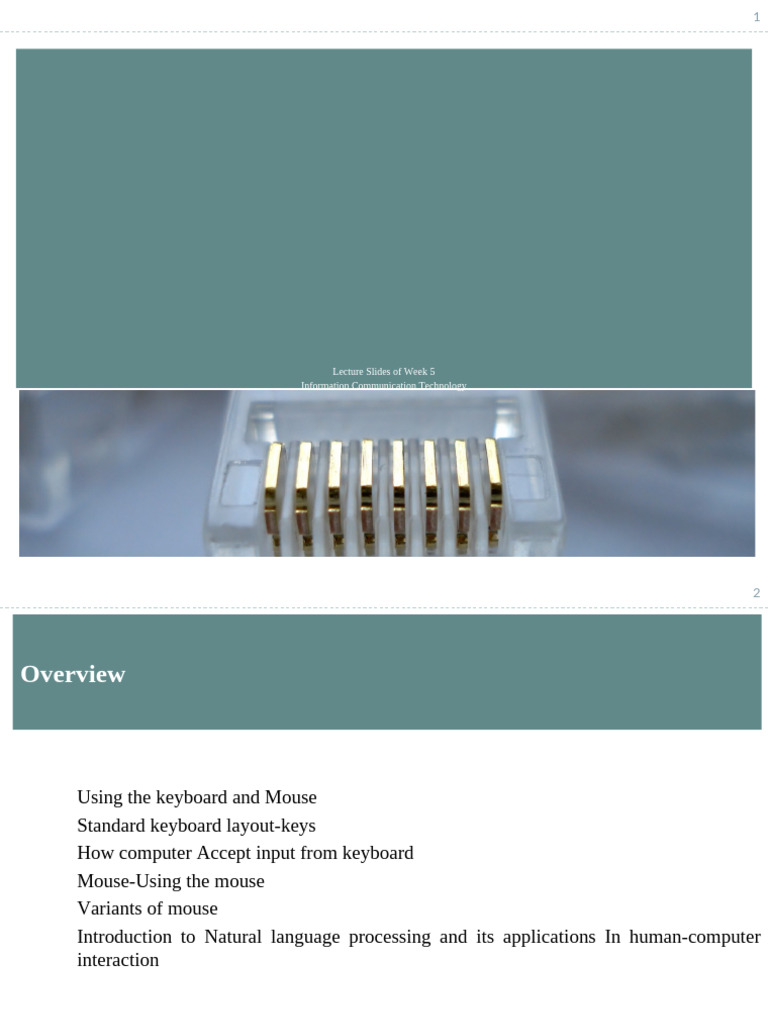 Keyboard and Mouse Basics in ICT | PDF | Computer Keyboard | Cursor ...