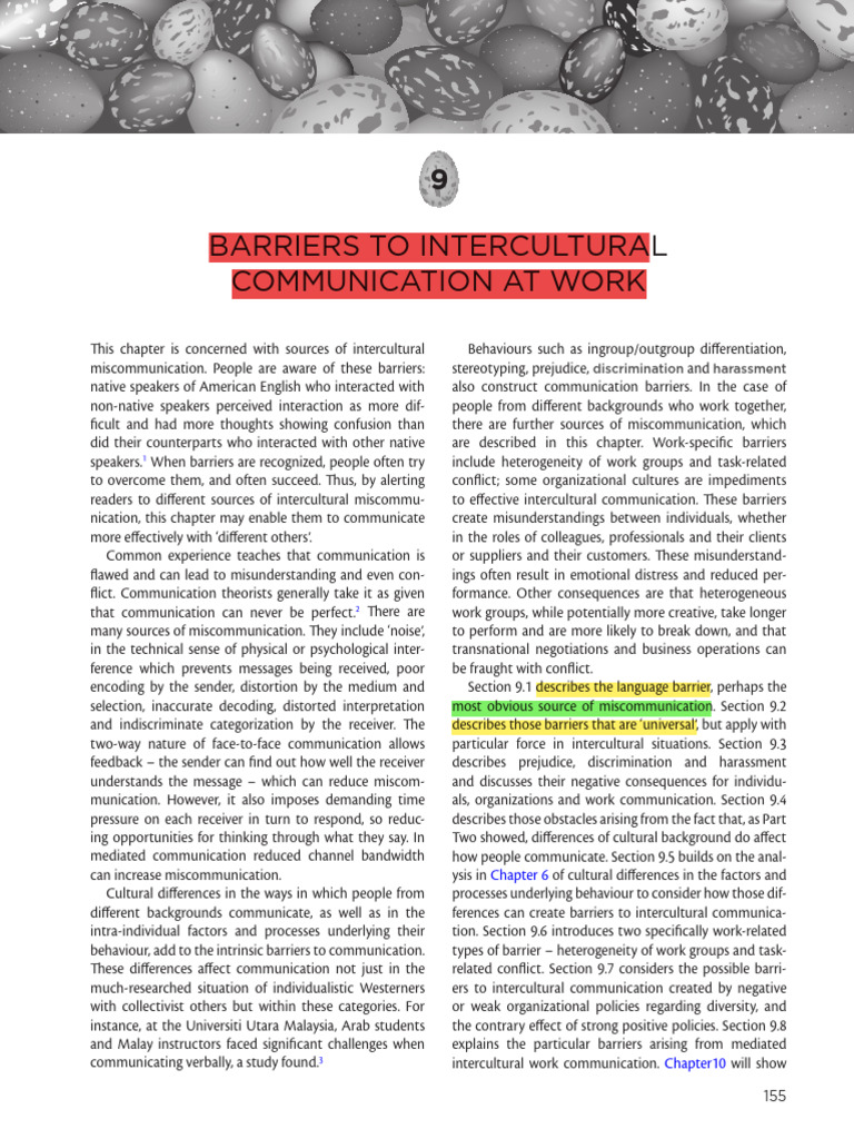 8 - Barriers To Intercultural Communication-1 | PDF | Prejudices ...