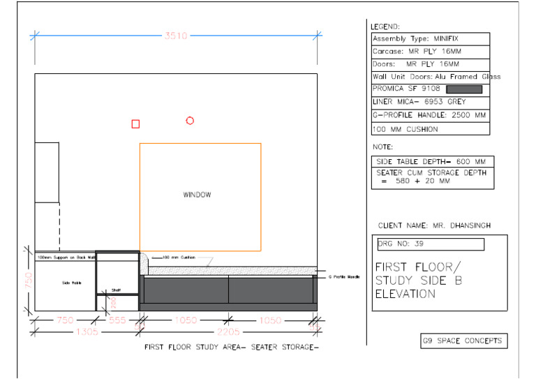 39.Ff Study Side B Elevation | PDF