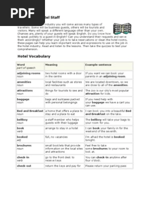 23424978 English for Hotel Staff