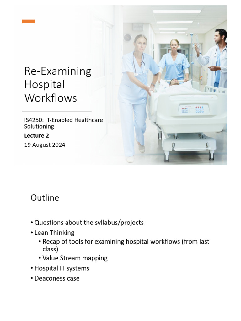 2 - Hospital Workflows (Edited) | PDF | Pharmacy | Pharmacist