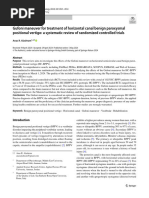 Zuma Maneuver for BPPV Treatment | PDF