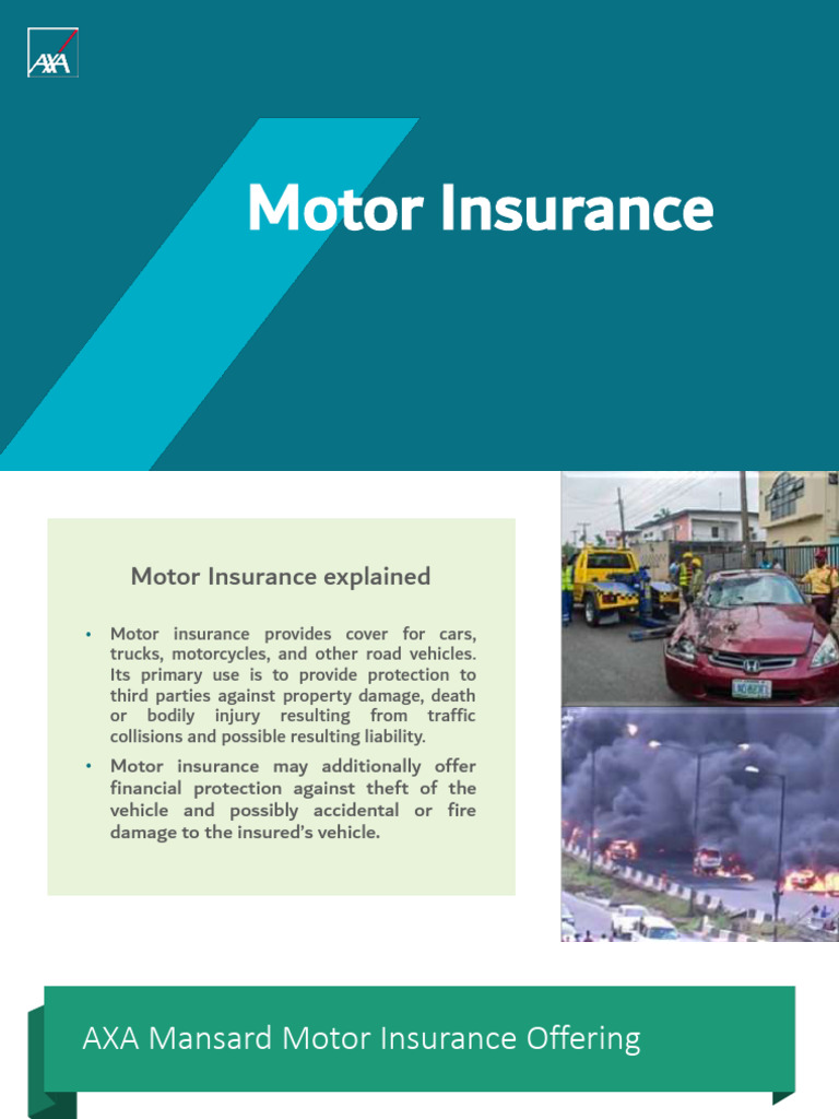 Motor Insurance Retail Training Slides... (1) | PDF | Vehicle Insurance ...